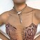 LUREME Flexible Bendable Snake Necklace Adjustable Collar Choker Necklace Waist Chain for Women nl0063112