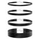 Palotay Black Leather Chokers for Women Adjustable Gothic Choker Collars Necklace 01in03in05in Width 3Pcs Black Leather