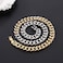 WOWORAMA Two Tone Gold Silver Cuban Link Necklace for Women Men 5mm Thick Chunky Curb Chain Choker Necklace 18