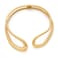 WOWORAMA Chunky Choker Collar Necklace for Women Heavy Double Layer Teardrop Collar Necklaces Spring Metal Open Cuff Choker Necklace Wide Thick Bold Statement Necklaces