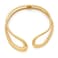 WOWORAMA Chunky Choker Collar Necklace for Women Heavy Double Layer Teardrop Collar Necklaces Spring Metal Open Cuff Choker Necklace Wide Thick Bold Statement Necklaces