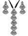 Siddhatva Ethnic Trendy Afghani Traditional Indian Boho Silver Oxidized Statement Necklace Jewelry SILVER
