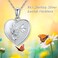 Cuoka Butterfly Heart Locket Necklace That Hold 2 Photos 925 Sterling Silver 3D Butterfly with Flowers Blooming Locket Necklace silver not known