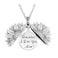 ZAHSY Mom Sons Sunflower Locket for Mommy Silver Birthday Mothers Day Gift