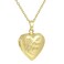 Paialco Heart Shape Locket Pendant Necklace for Love Memory Photo Keeping 18 Rose Gold Tone