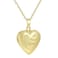 Paialco Heart Shape Locket Pendant Necklace for Love Memory Photo Keeping 18 Rose Gold Tone