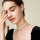 BABEYOND Round Imitation Pearl Choker Necklace Multi Strands Choker 20s Flapper Necklace Accessories for Gatsby Themed Party