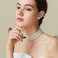 BABEYOND Round Imitation Pearl Choker Necklace Multi Strands Choker 20s Flapper Necklace Accessories for Gatsby Themed Party
