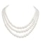 BABEYOND Round Imitation Pearl Necklace 20s Vintage Multi Strands Flapper Necklace for Party