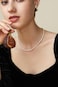 BABEYOND Round Imitation Pearl Necklace Wedding Pearl Necklace for Brides