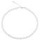 WELLKAGE Imitation Pearl Necklace Wedding Pearl Necklace for Women6mm