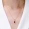 Angara 043 ct Ruby Teardrop Necklace with Diamond in Sterling Silver for Women ProngSet Natural Ruby VBale Pendant July Birthday Gemstone Jewelry Gift 6x4mm