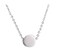 Baydurcan Dot Necklace Simple Pendant Chain Necklace with Message Card Gift Card dot s