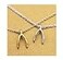 Baydurcan Wish Fishbone Necklace with Message Card birthday Gift Card Fishbone
