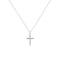 Befettly Tiny Cross Necklace Women Silver Dainty Polished Faith Cute Crucifix Pendant Neckalce