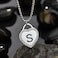 Vanstart CALIS Womens Silver Initial Necklace Stainless Steel Love Heart Tiny Letter Necklace Personalized Name Jewelry for Girlfriend Gift Alphabet Letter S