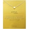 LANG XUAN Good Luck Pearl Pendant Friendship Chain Necklace with Meaning Card for Women Silver Gift