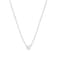 LANG XUAN Good Luck Pearl Pendant Friendship Chain Necklace with Meaning Card for Women Silver Gift