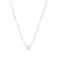 LANG XUAN Good Luck Pearl Pendant Friendship Chain Necklace with Meaning Card for Women Silver Gift