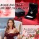 Iefil Anniversary Womens Gifts 50th Anniversary Birthday Gifts Garnet Red Ruby Red Birthstone Necklace