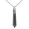 Justinstones Natural Hematite Gemstone Hexagonal Pointed Reiki Chakra Pendant Necklace 20 Inch Highgrade Iron Gift Box