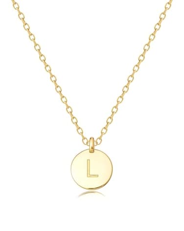 MIDDLUX L Necklace Personalized Necklaces for Women Letter Initial Custom Name Necklace Gold Necklaces for Women