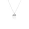 LANG XUAN Good Luck Elephant Pendant Friendship Chain Necklace with Meaning Card for Women Silver Gift