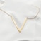 MOMOL Sideways Initial Necklace for Women Gold Plated Large Letter Necklace