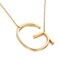 MOMOL Sideways Initial Necklace for Women Gold Plated Large Letter Necklace