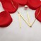 MOMOL Sideways Initial Necklace for Women Gold Plated Large Letter Necklace