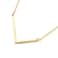 MOMOL Sideways Initial Necklace for Women Gold Plated Large Letter Necklace