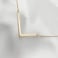 MOMOL Sideways Initial Necklace for Women Gold Plated Large Letter Necklace