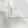 MOMOL Sideways Initial Necklace for Women Gold Plated Large Letter Necklace