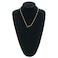 MOMOL Sideways Initial Necklace for Women Gold Plated Large Letter Necklace