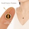 Monsefi Gold Tiger Eye Necklace for Women Small Pendant Everyday Jewelry