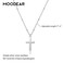 Moodear Silver Cross Necklace for Women Sterling Silver Cross Pendant