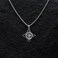 NIGHTCRUZ Witches Knot Necklace Celtic Knot Pendant with Triquetra Trinity