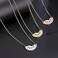 NOUMANDA Small Dainty Watermelon Pendant Necklace Fashion Fruit Element Summer Style Pendants Jewelry Silver