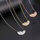 NOUMANDA Small Dainty Watermelon Pendant Necklace Fashion Fruit Element Summer Style Pendants Jewelry Silver