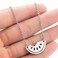 NOUMANDA Small Dainty Watermelon Pendant Necklace Fashion Fruit Element Summer Style Pendants Jewelry Silver