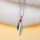 Oneress Palestine Map Necklace Arabic Pride Jewelry Durable Stainless Steel Chain Middle Eastern Heritage Pendant for Women Y5140White