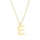 PAVOI 14K Yellow Gold Plated Initial Necklace Letter Necklaces for Women E Initial