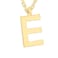 PAVOI 14K Yellow Gold Plated Initial Necklace Letter Necklaces for Women E Initial