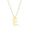 PAVOI 14K Yellow Gold Plated Initial Necklace Letter Necklaces for Women E Initial