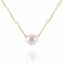 PAVOI Womens Handpicked AAA Freshwater Cultured Single Pearl YellowGoldPlatedSilver Necklace with Pendant