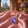 PRINCESS CUTENESS Princess Sofia the First Purple Teardrop Crystal Royal Amulet Rhinestone Silver Tone Pendant Necklace