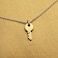 QXFQJT Friendship Key Pendant Chain Necklace with Message Card Gift Card Key