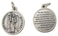 Religious Gifts Silver Toned Base Saint Michael Gods Leader Medal with Prayer Protection Pendant 34 Inch
