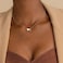 Turandoss Heart Initial Necklaces Dainty Trendy Tiny Silver Necklaces for Women Mothers Day Gifts