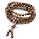Jovivi Tibetan 8mm 108 Natural Tiger Eye Gemstone Beads Prayer Mala Bracelet Necklace
